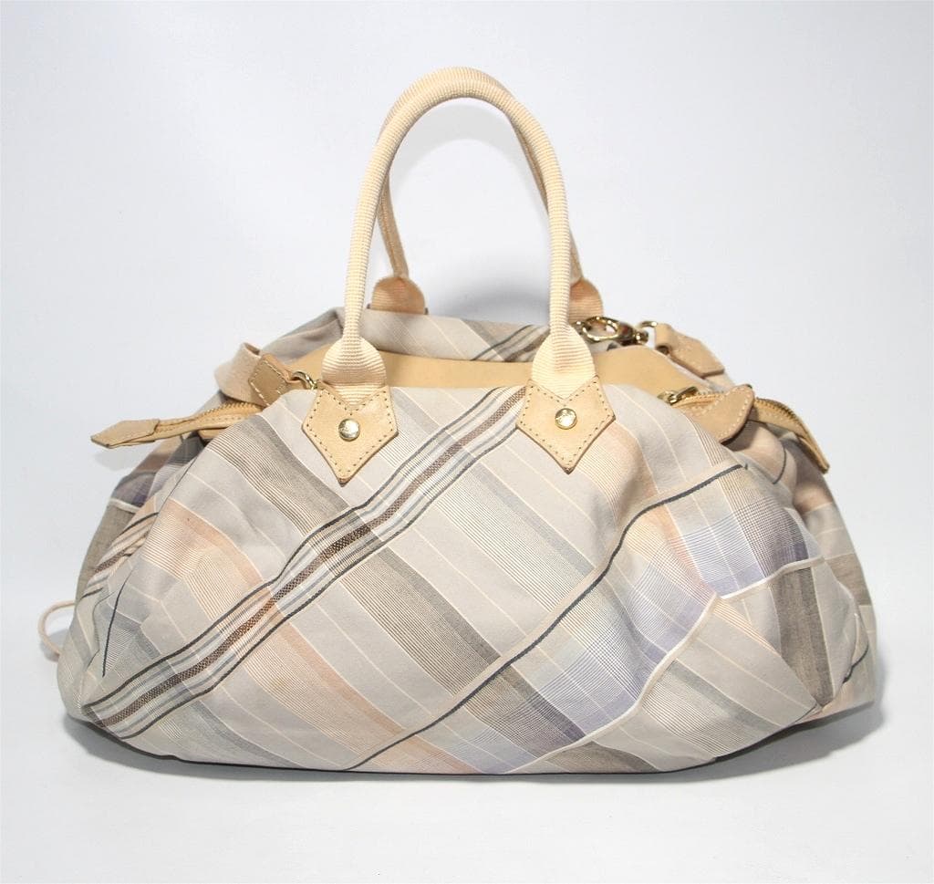 か*ギ様 ヴィヴィアンウエストウッド ハンドバッグ 2way オーブ金具 チェッ