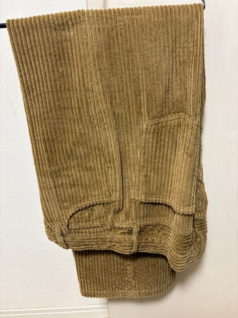パンツ LIDNM Wide Ridge Washed Corduroy CAMEL