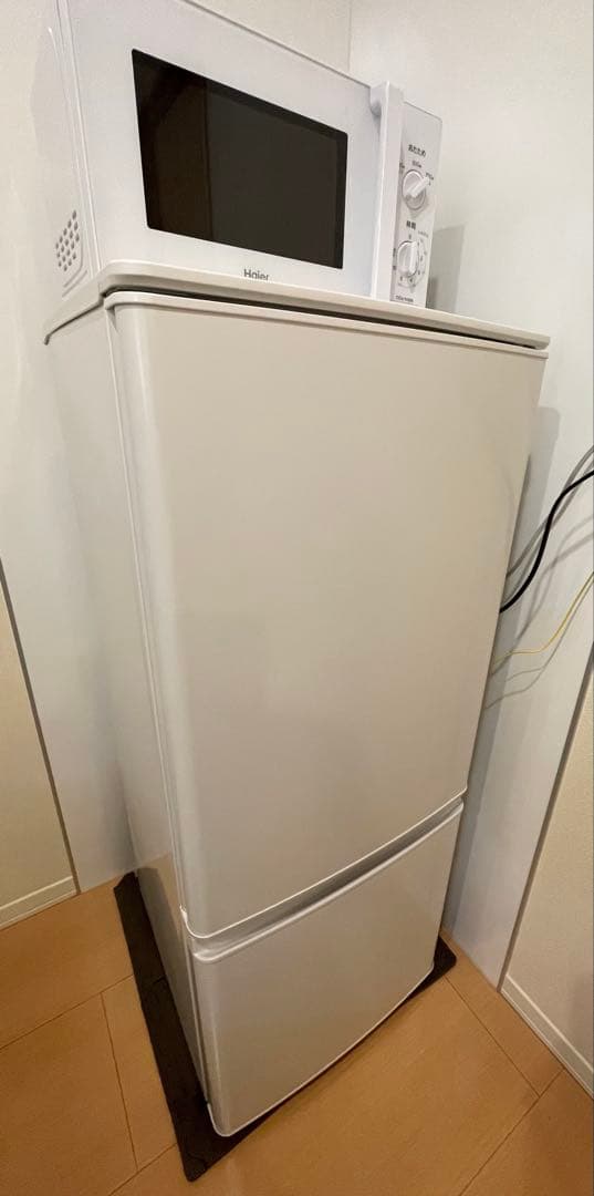 値下げしました2025年9月末購入三菱電機 冷蔵庫 MR-P15K-W 146L