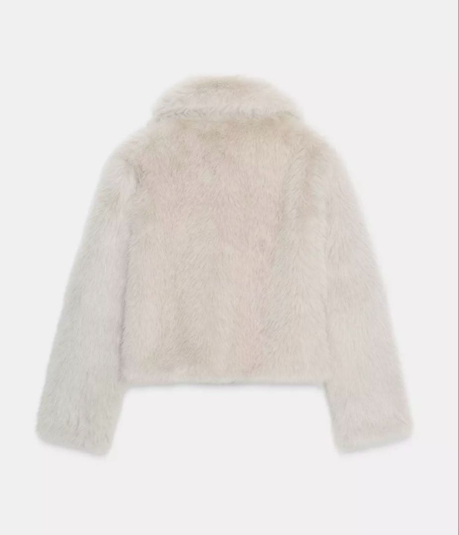 ZARAフェイクファーショートジャケット