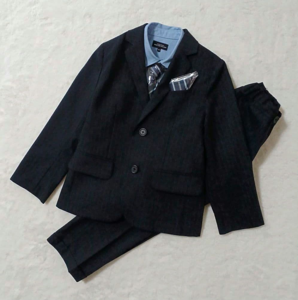 グリーンレーベルリラクシング　キッズフォーマルスーツセット　入学式　120男の子