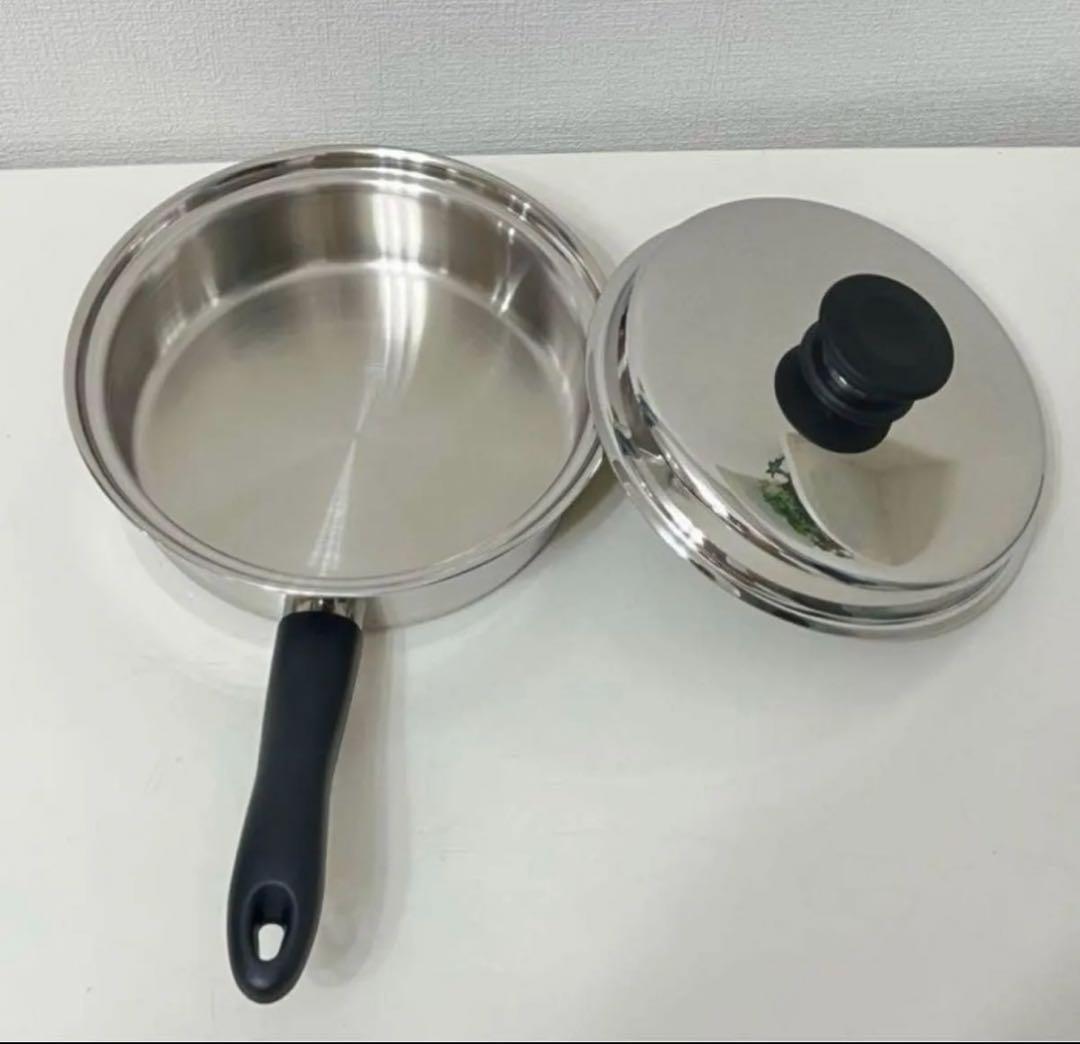 アムウェイ　大中小ソースパンセットと中フライパン