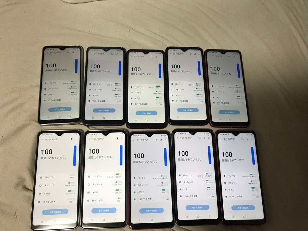 GALAXY A21 カラー3種類初期化済み10個docomo8