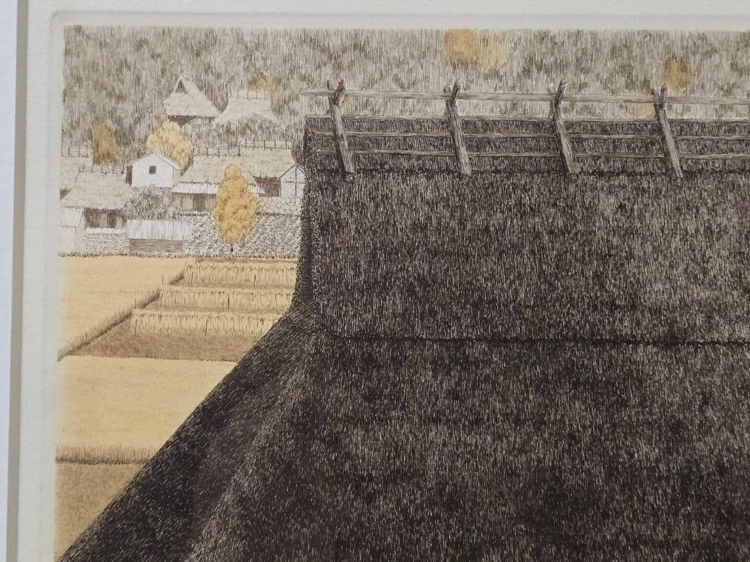 449 真作保証 直筆サイン 田中良平 40/150 銅版画 1984