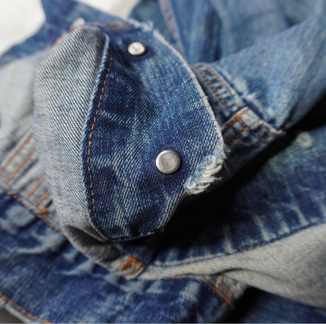 60s Levi’s 70505 4th bigE 均等V 刻印521