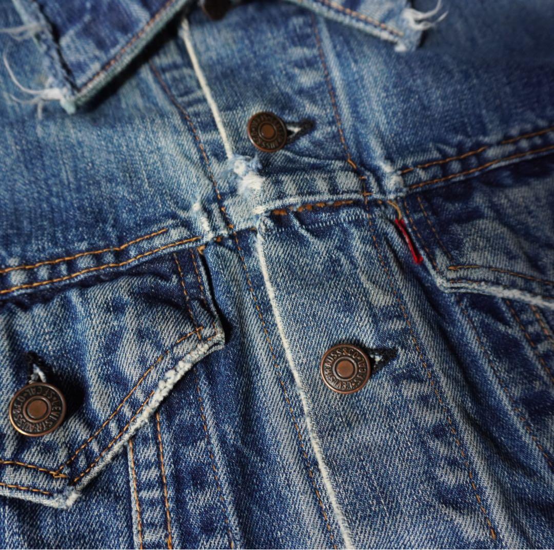 60s Levi’s 70505 4th bigE 均等V 刻印521