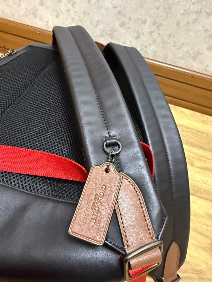 COACH コーチ トラック バックパック リュックサック レザー