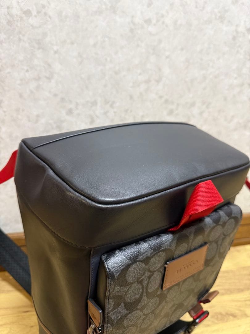 COACH コーチ トラック バックパック リュックサック レザー