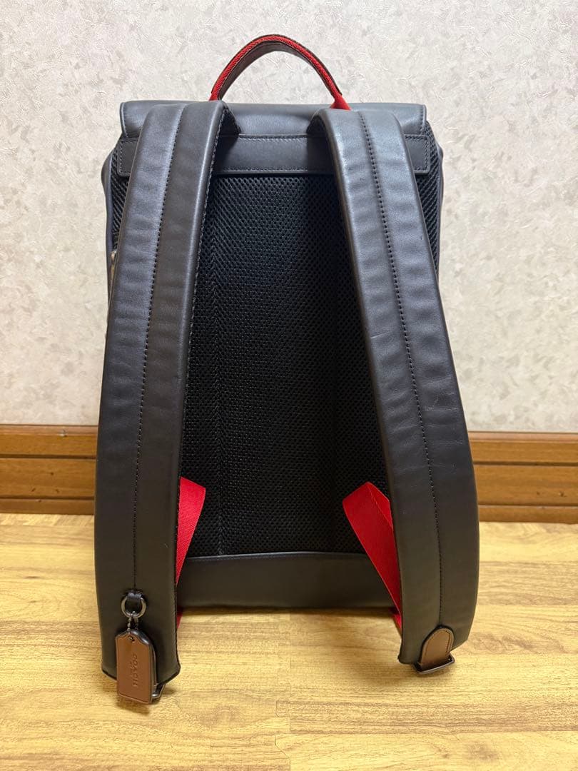 COACH コーチ トラック バックパック リュックサック レザー