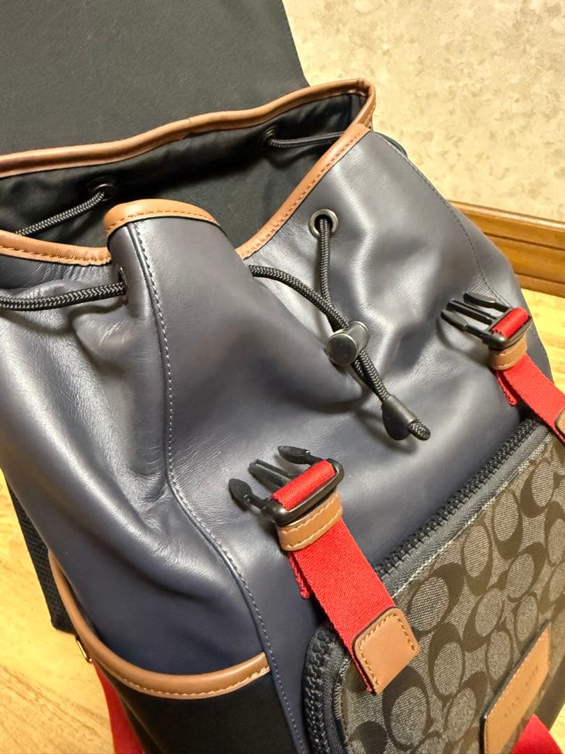 COACH コーチ トラック バックパック リュックサック レザー