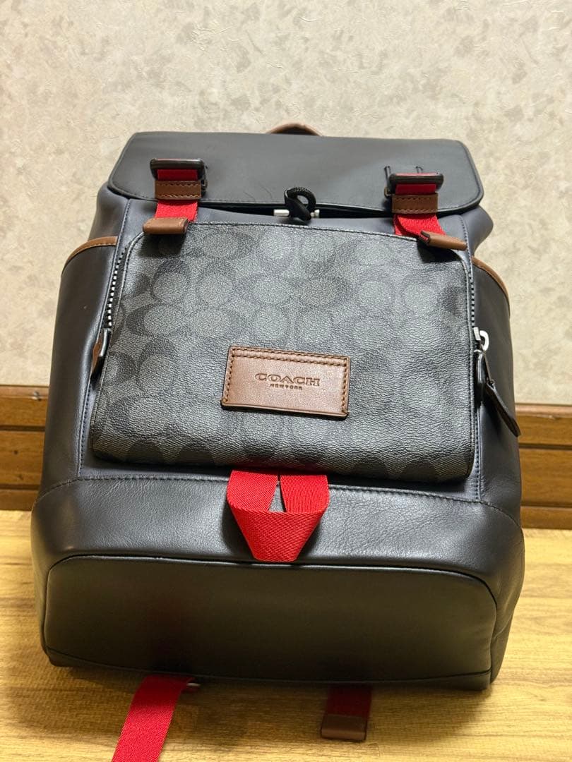 COACH コーチ トラック バックパック リュックサック レザー