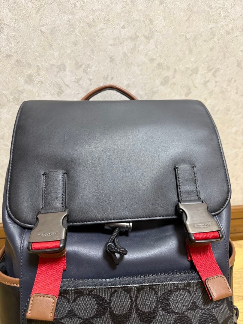 COACH コーチ トラック バックパック リュックサック レザー