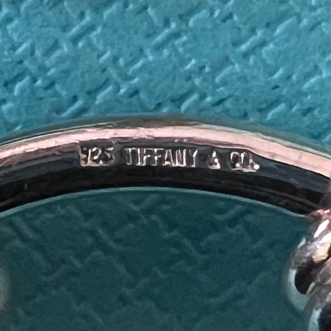 ☆極美品☆ティファニー　カフスボタン　ノット　ツイスト　シルバー　925