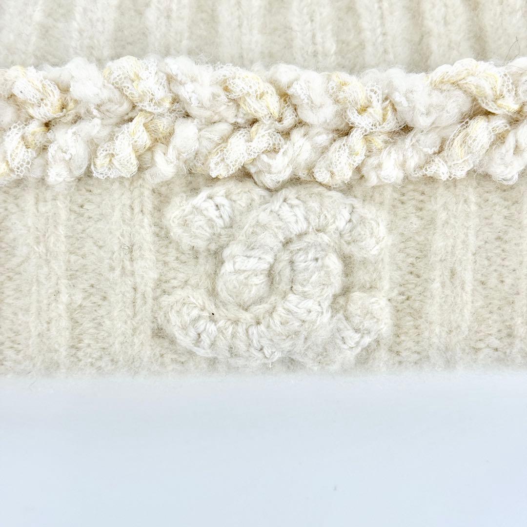 CHANEL シャネル 今期新作 リボンニットキャップ ココ ビーニー