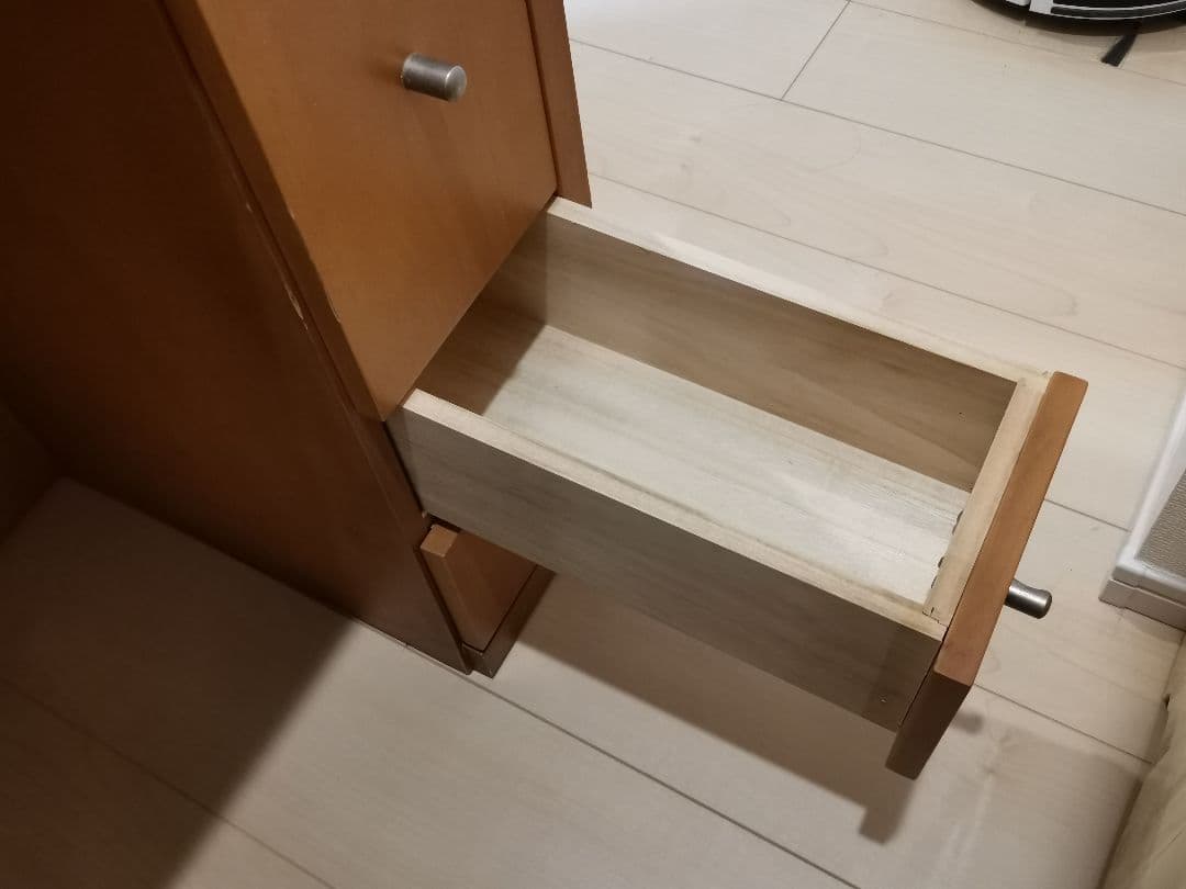 [再値下げ 最終価格] ナチュラルウッド ドレッサー・鏡台