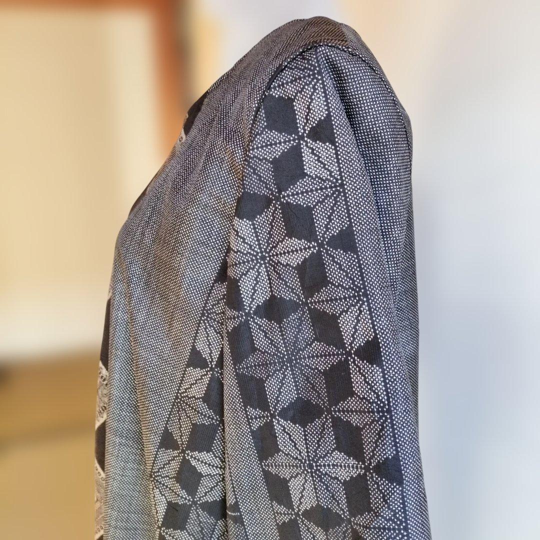 着物リメイク 大島 龍郷 ワンピース チュニック