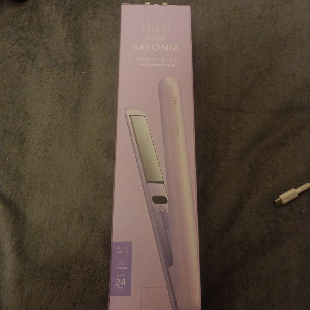 SALONIA スムースシャイン ヘアストレートナー 24mm