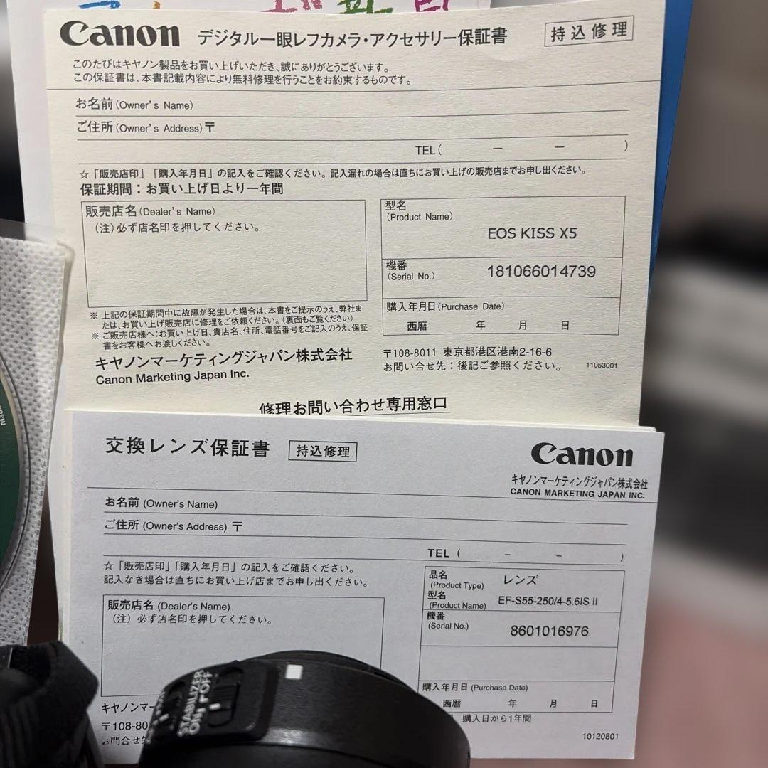 キャノン EOS KissX5 ダブルズームキット 週末限定価格