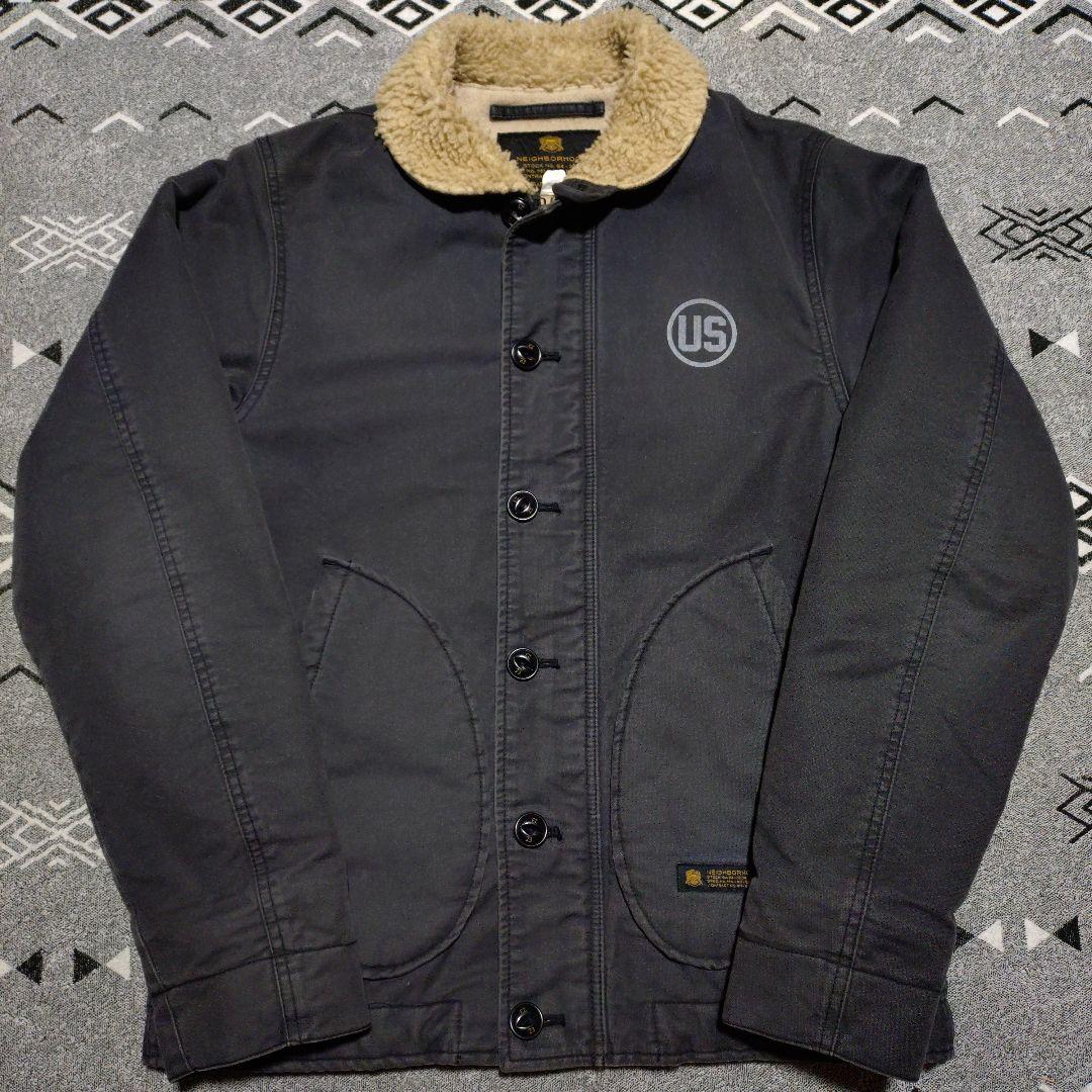 NEIGHBORHOOD ボア襟 デッキジャケット