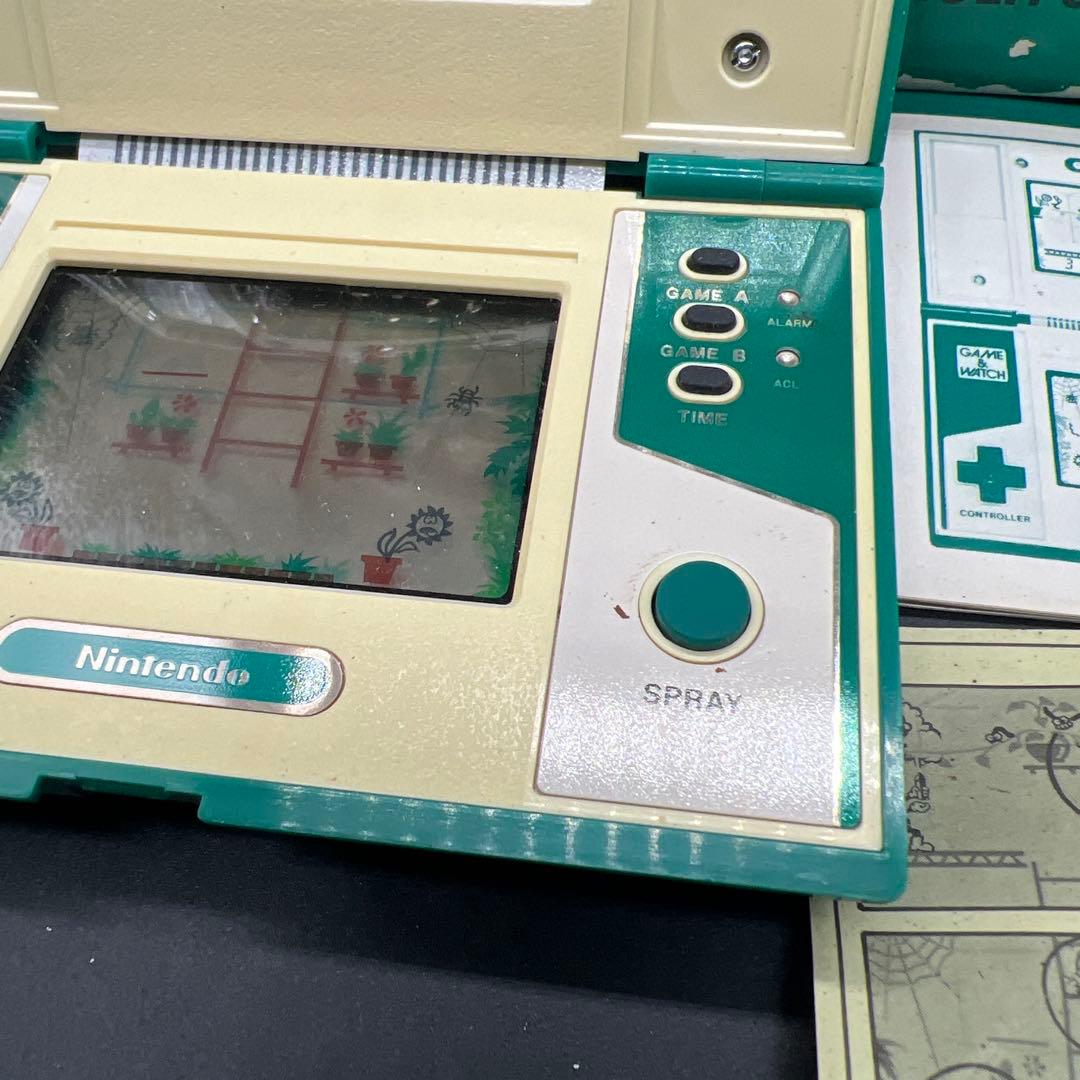 動作OK 任天堂 ゲーム&ウオッチ GREEN HOUSE GH-54 説付き