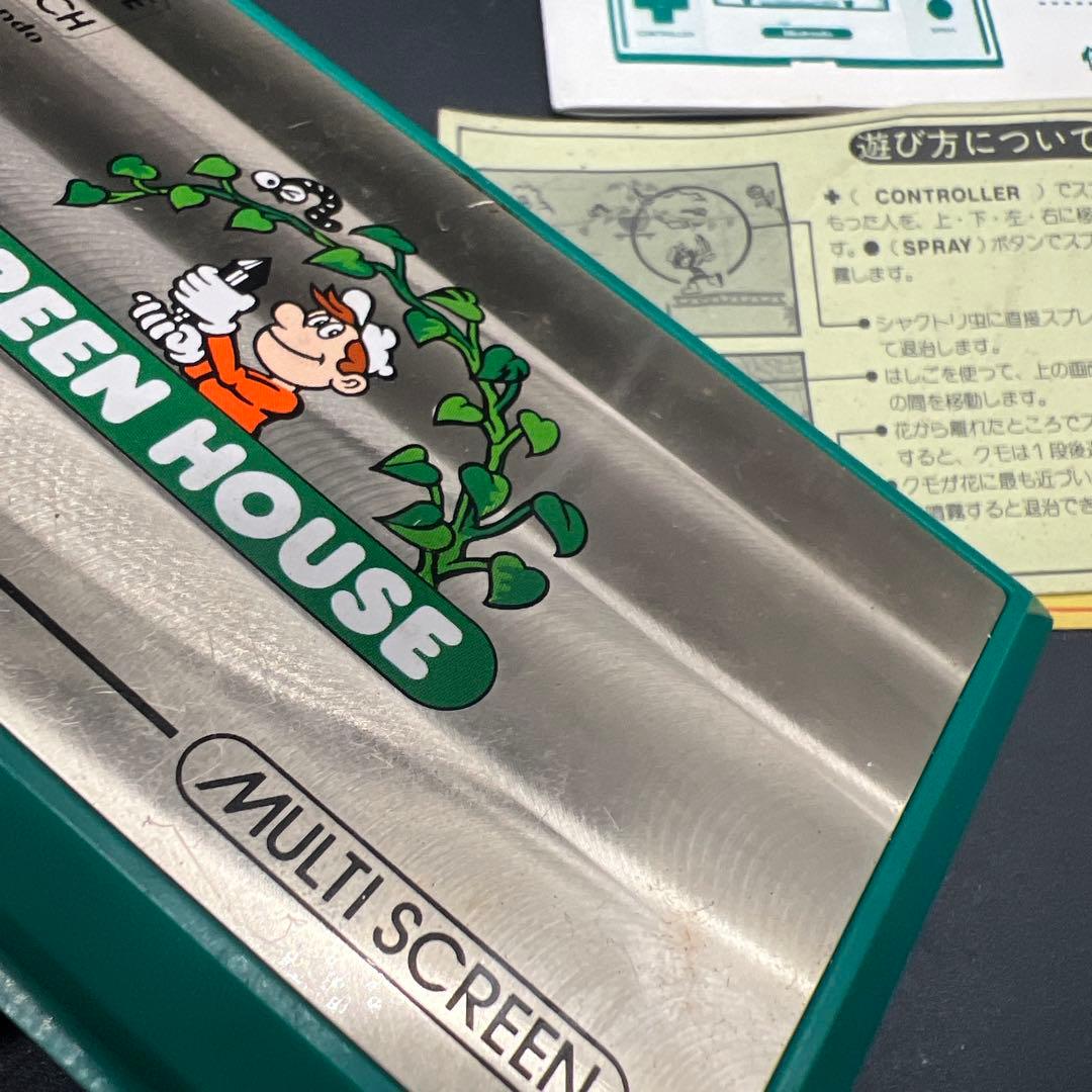 動作OK 任天堂 ゲーム&ウオッチ GREEN HOUSE GH-54 説付き