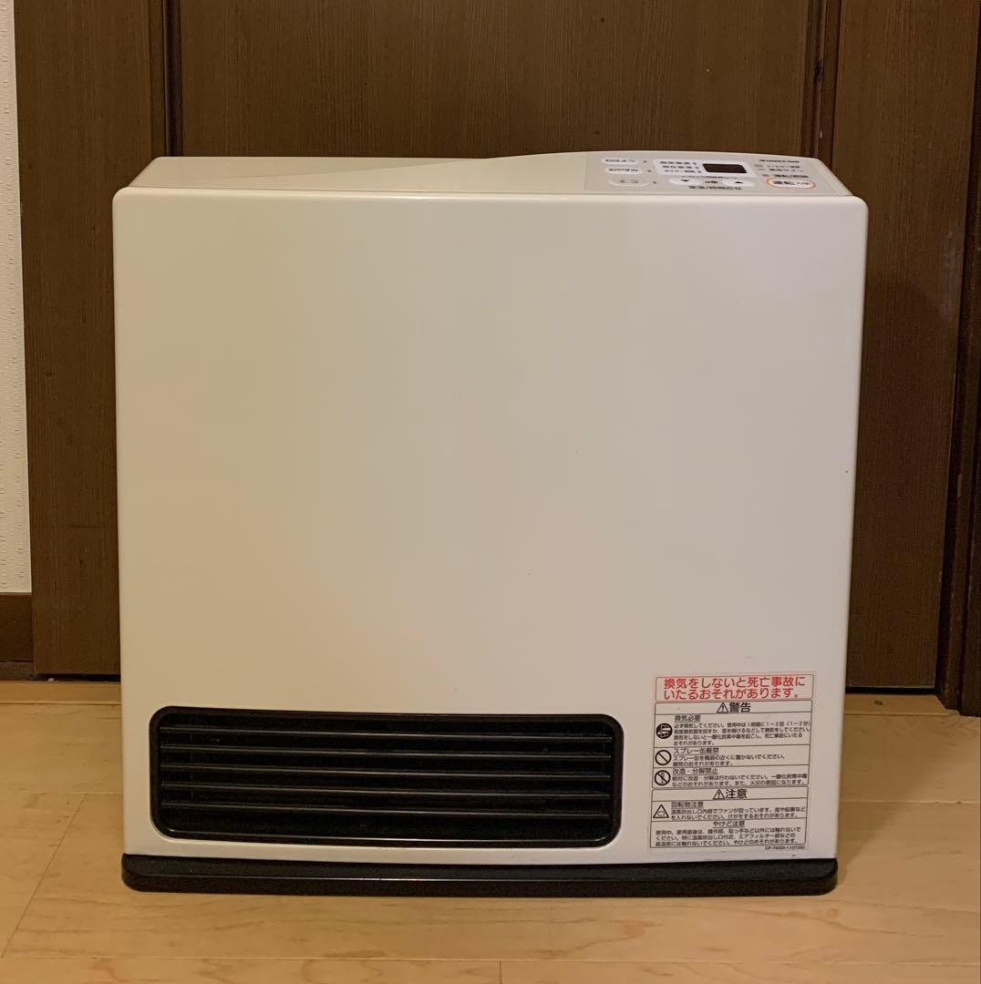 値下げ！【美品】リンナイ　都市ガスファンヒーター　RC-M4001E　ホース付