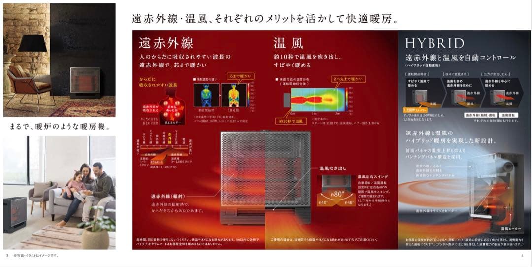 DAIKIN HYBRID CERAMHEAT セラミックファンヒーター