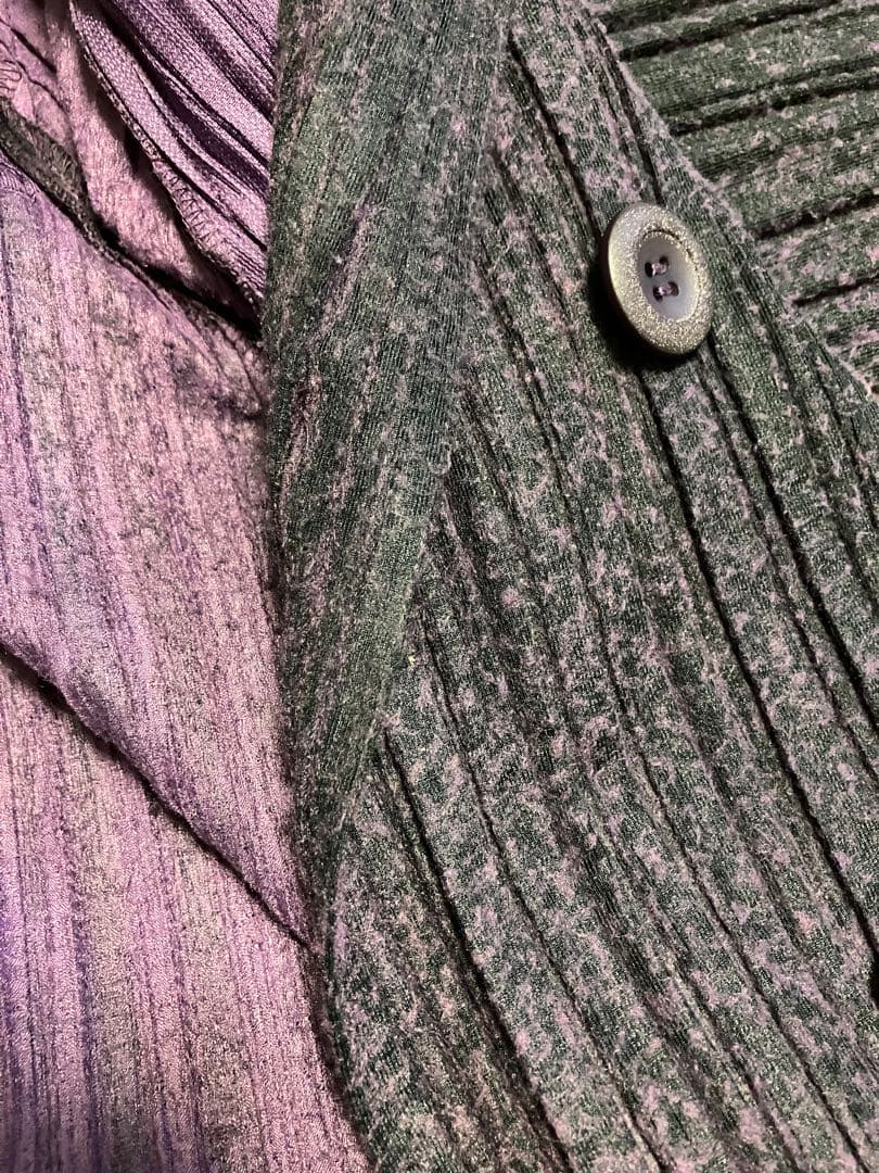 プリーツプリーツ　PLEATS PLEASE ジャケット　パープル