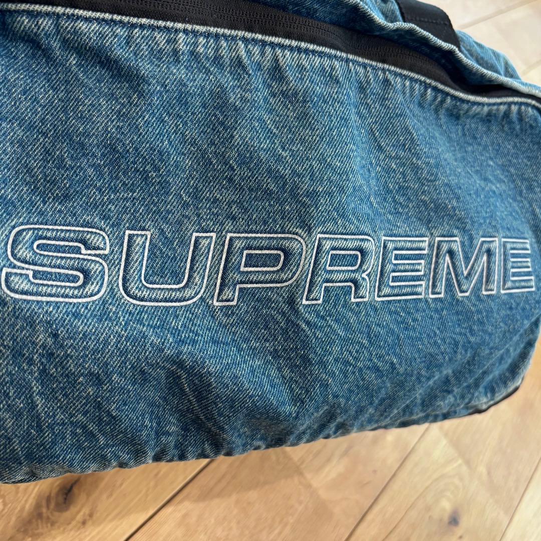【美品】新作 Supreme Denim Duffle Bag 25FW デニム