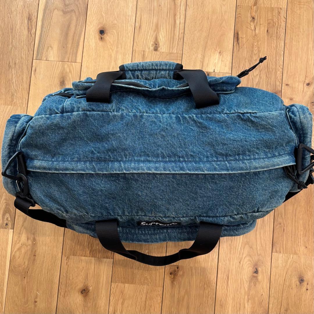 【美品】新作 Supreme Denim Duffle Bag 25FW デニム