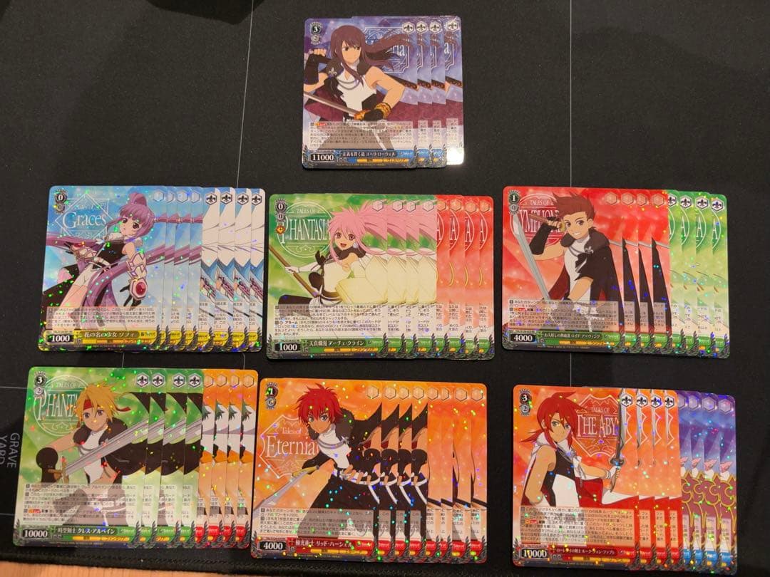 RR以下4コン　テイルズオブシリーズ　マーカー付き　ブースターパック