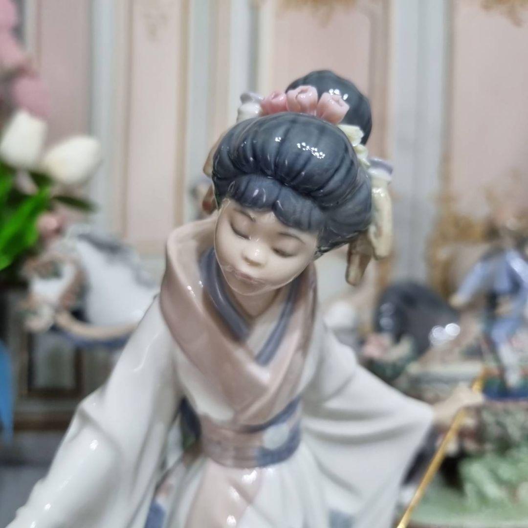 リヤドロ LLADRO テルコ TERUKO 照子 和傘 芸者さん