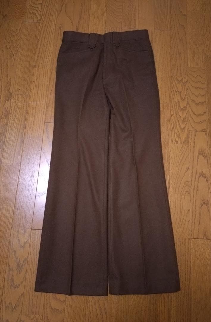 フレア　スラックス　パンツ　フランネル　ヴィンテージ　ビンテージ　昭和レトロ