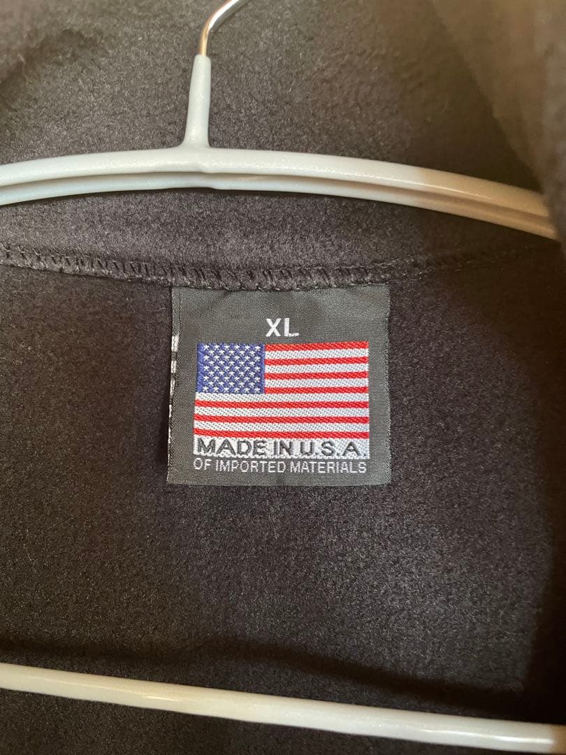 希少ennoy フリースベスト ブラック XLサイズ USA製　1stモデル