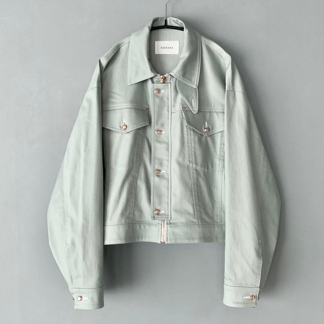 SUESADA デニムジャケット ブルゾン ミント スエサダ 23SS定価6万円
