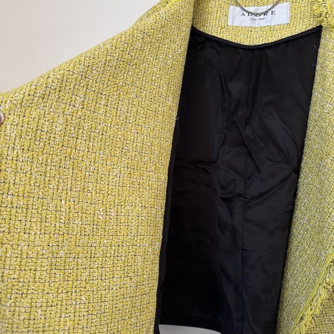 コ*ー様 アドーア　ADORE ノーカラージャケット　38