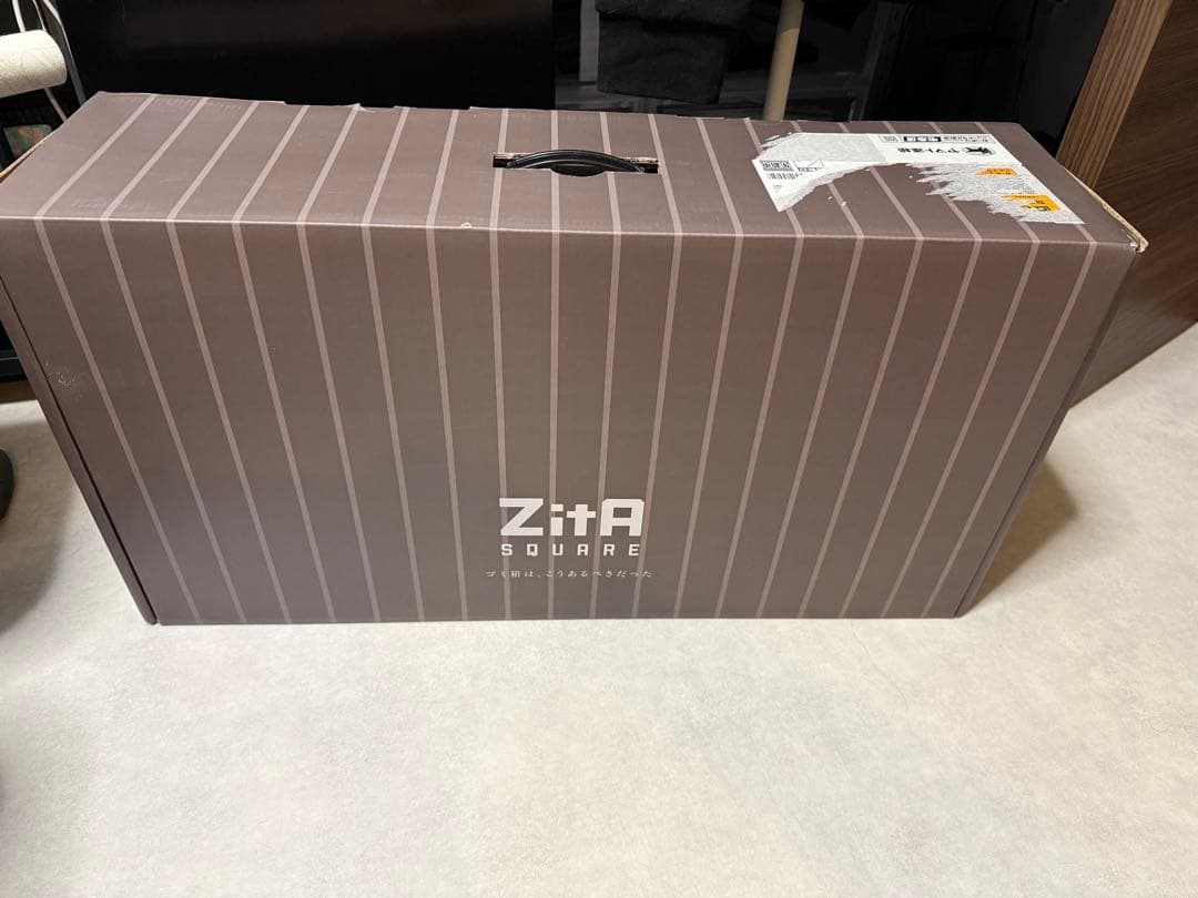 新品希少　ZitA SQUARE ゴミ箱　ホワイト　＋別売りキャスターセット