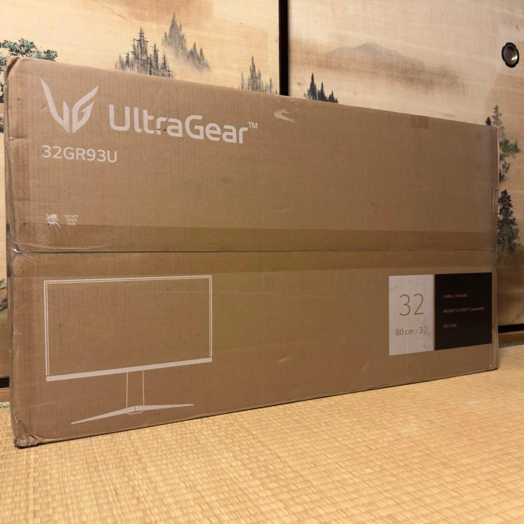 【美品】LG 32GR93U-B 31.5インチ 4K 144Hz