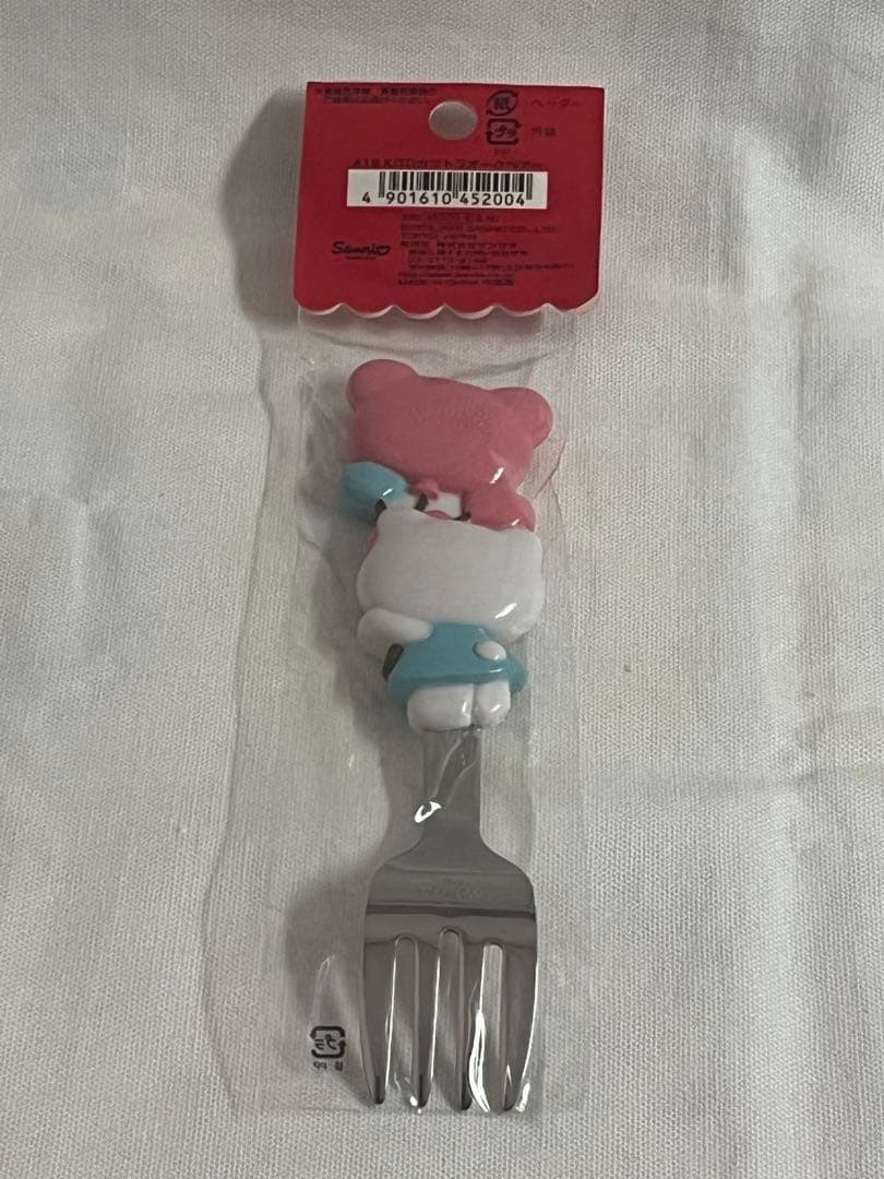 キティ　マスコットフォーク　ハローキティ　サンリオ