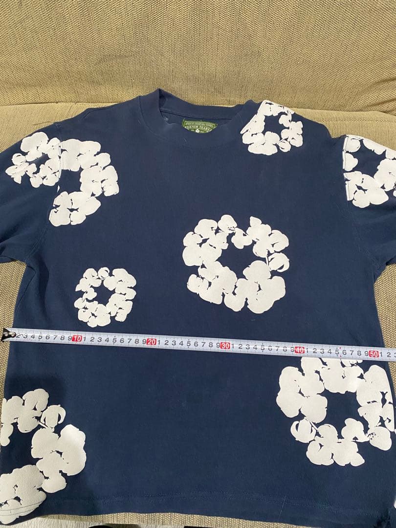 DENIM TEARS 花柄プリント スウェット S ロンT デニムティアーズ