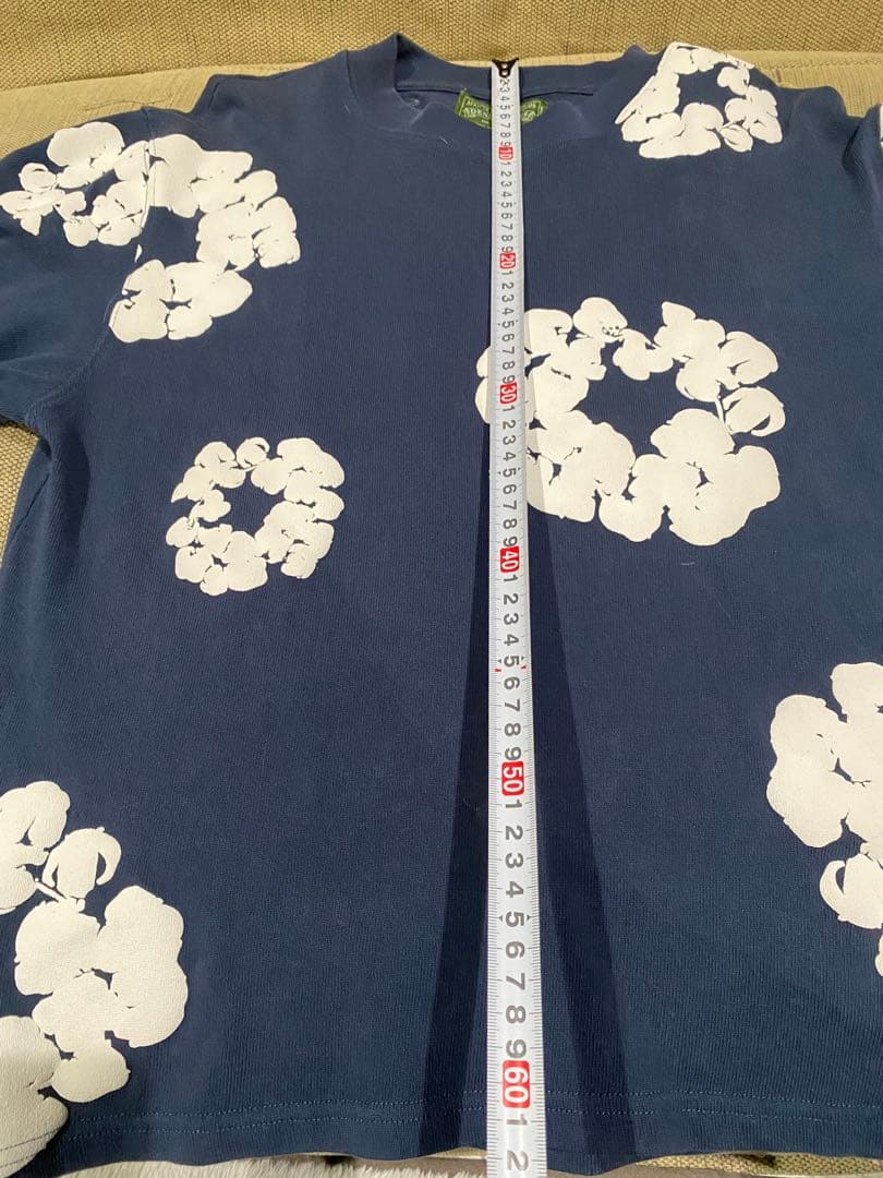 DENIM TEARS 花柄プリント スウェット S ロンT デニムティアーズ