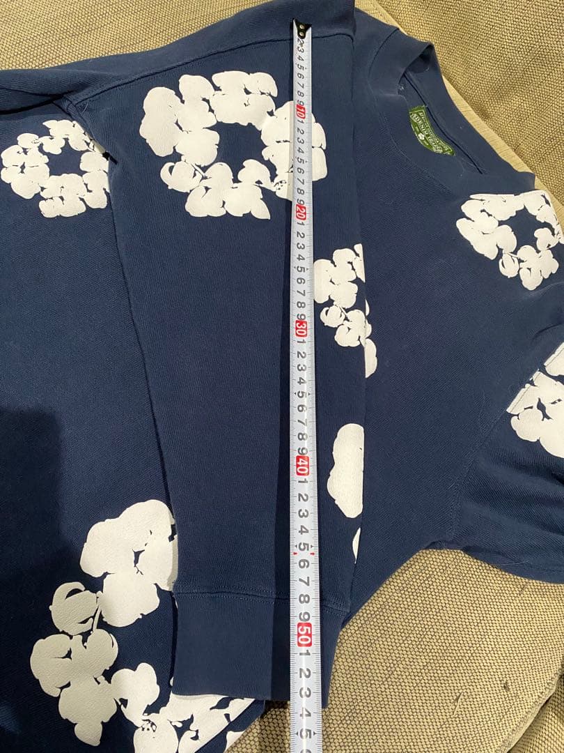 DENIM TEARS 花柄プリント スウェット S ロンT デニムティアーズ