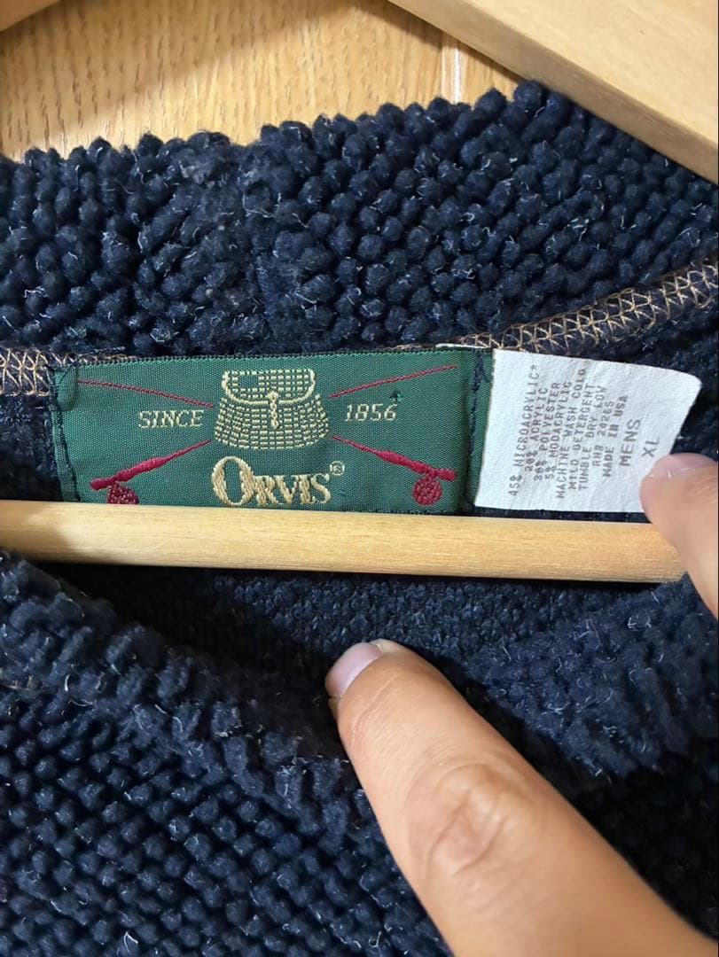 美品 80s 90s ORVIS オービス フリース XLサイズ usa製