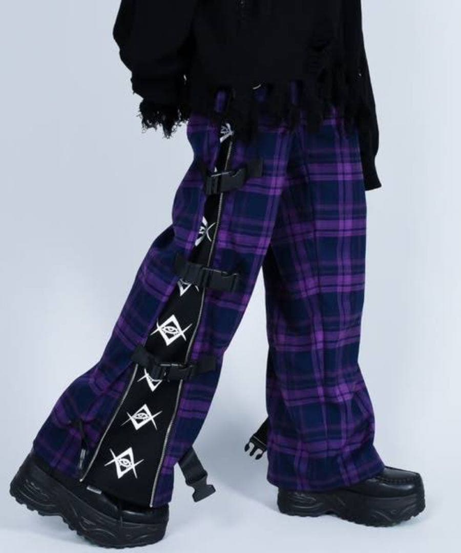 レフレム サイドZIPパンツ