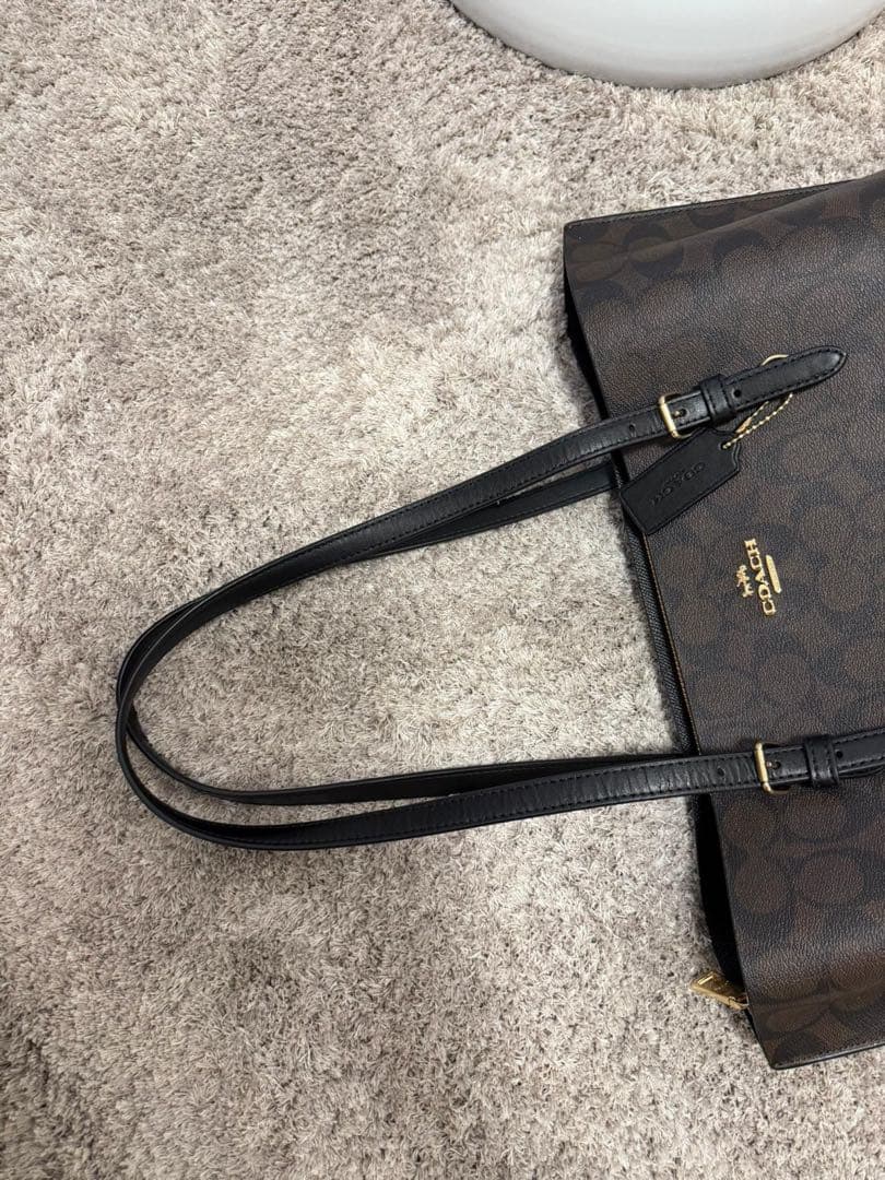 COACH ビジネスバッグ ブラウン