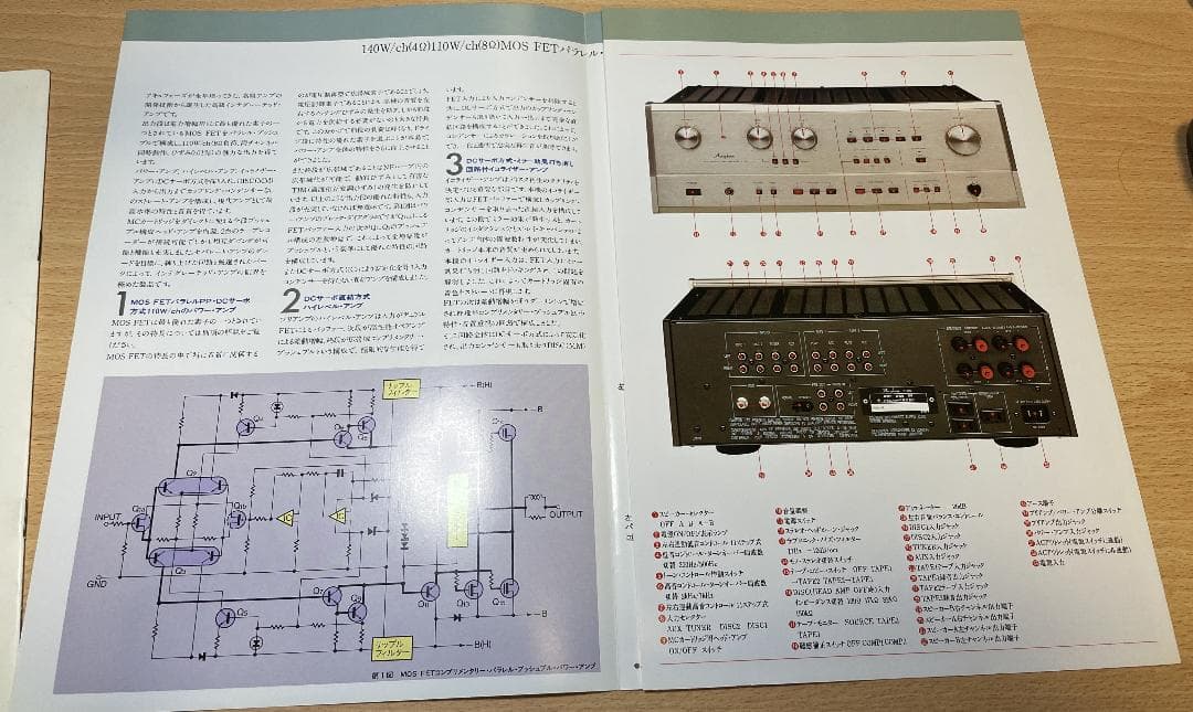 Accuphase E-301 取扱説明書とカタログ オリジナル