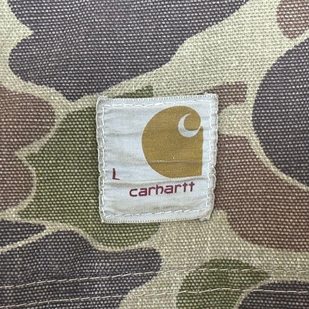 【80's激レア 美品】Carhartt ダックカモ ハンティングジャケット L