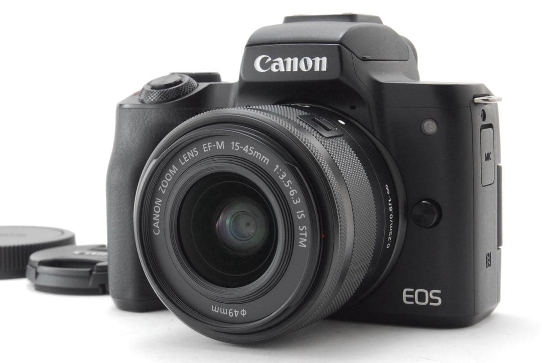 美品✨キャノン EOS Kiss M❤️Wi-Fi&ラクラク自撮り！