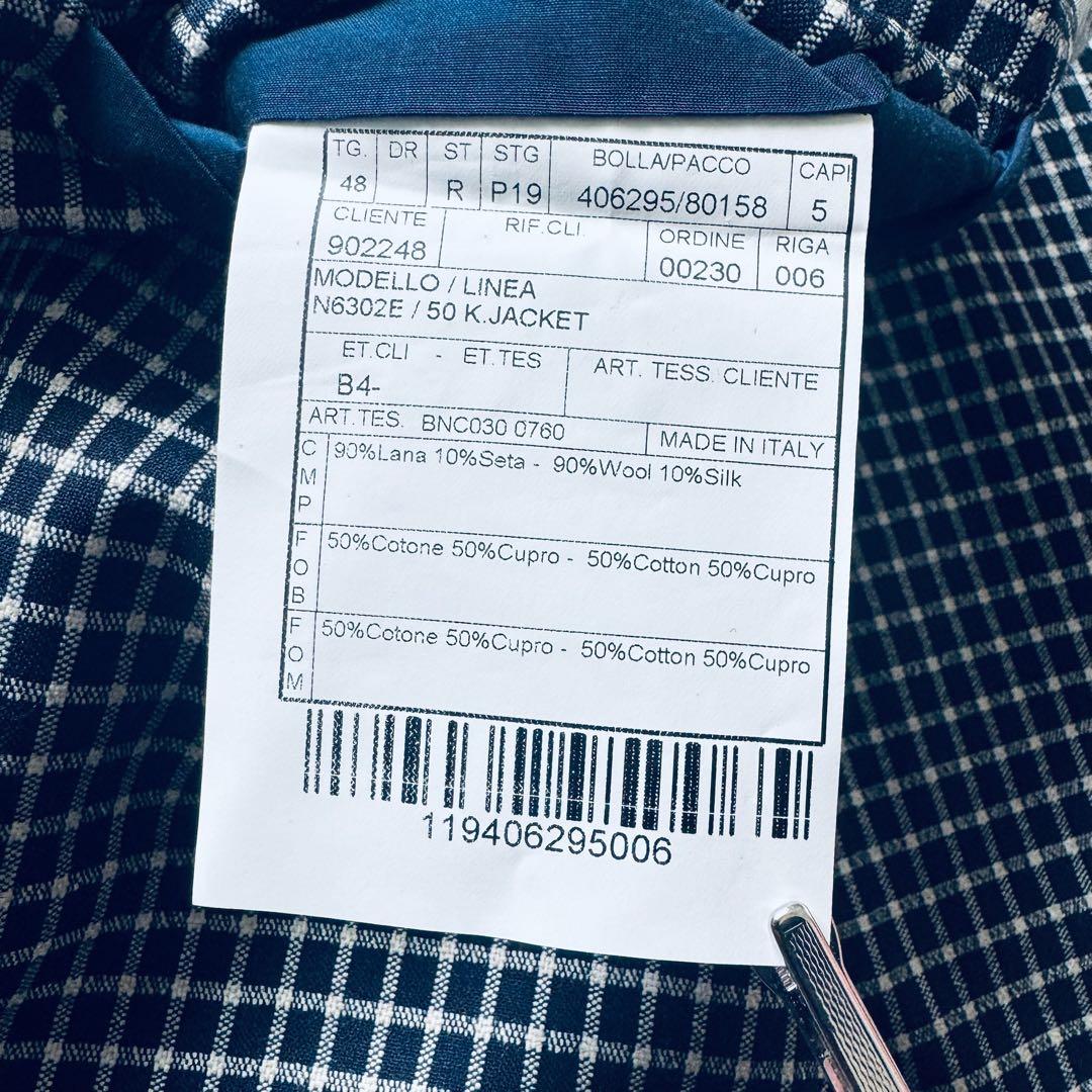 未使用級 BOGLIOLI テーラードジャケット K.JACKET シルクウール