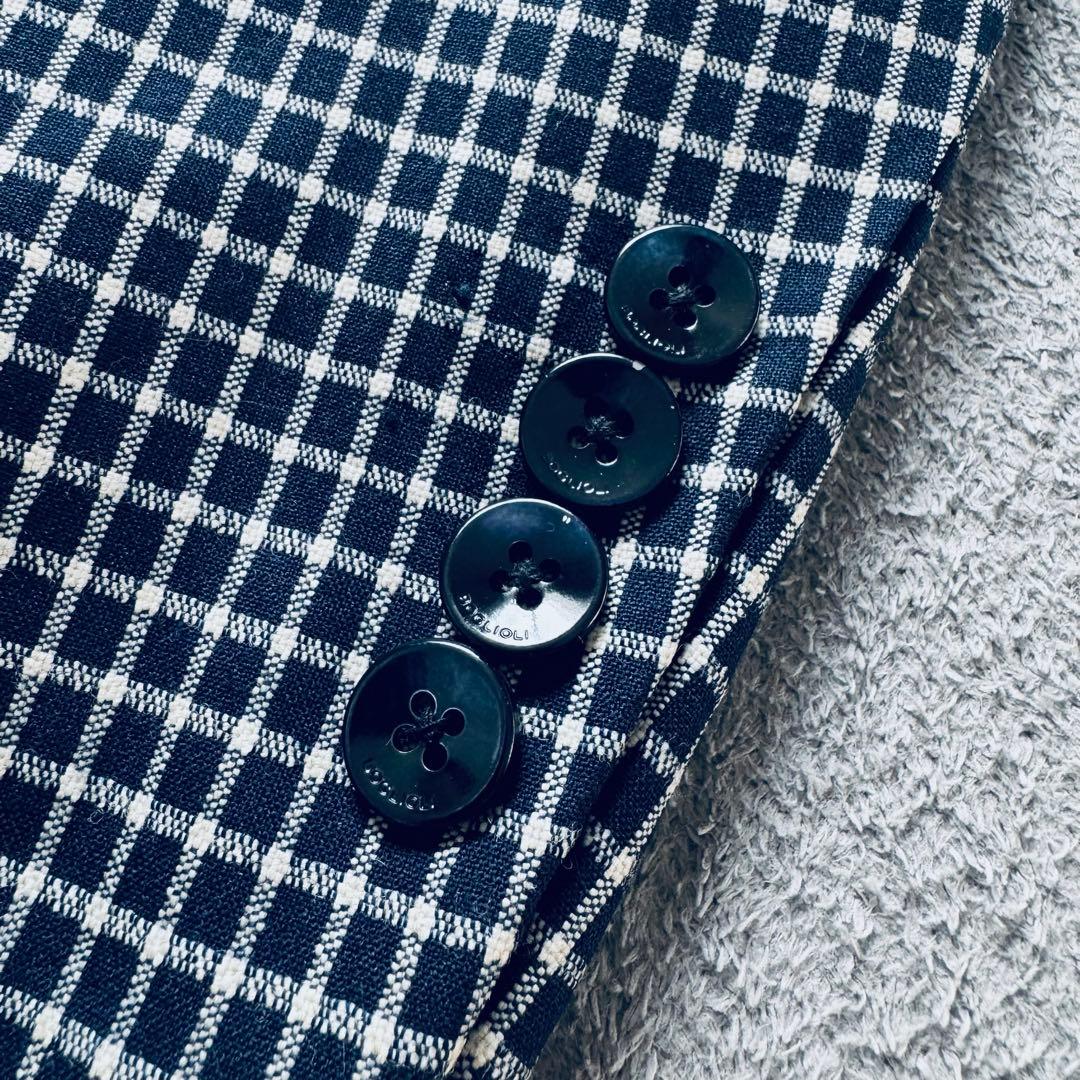 未使用級 BOGLIOLI テーラードジャケット K.JACKET シルクウール